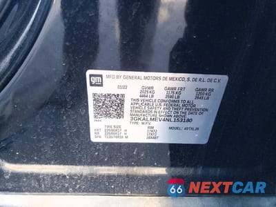 Zdjęcie 13 z 13 samochodu: 2022 GMC TERRAIN SLE VIN:3GKALMEV4NL153180 - miniatura