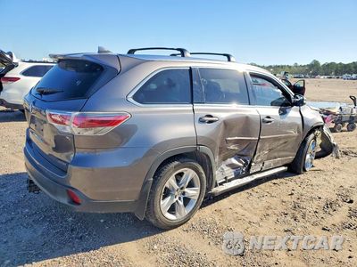 Trzecie zdjęcie samochodu z tyłu: 2015 TOYOTA HIGHLANDER LIMITED PLATINUM VIN:5TDYKRFH5FS046928 - miniatura
