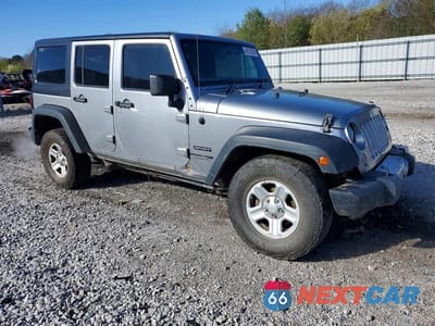 Czwarte zdjęcie samochodu z boku: 2018 JEEP WRANGLER UNLIMITED SPORT VIN:1C4BJWKG3JL853219 - miniatura