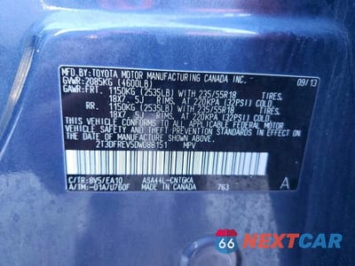 Zdjęcie 13 z 13 samochodu: 2013 TOYOTA RAV4 LIMITED VIN:2T3DFREV5DW088151 - miniatura