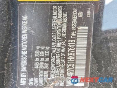 Zdjęcie 12 z 12 samochodu: 2017 BMW 430I VIN:WBA4R7C51HK876418 - miniatura