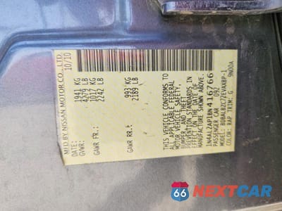 Zdjęcie 13 z 13 samochodu: 2011 NISSAN ALTIMA 2.5 VIN:1N4AL2AP1BN416766 - miniatura