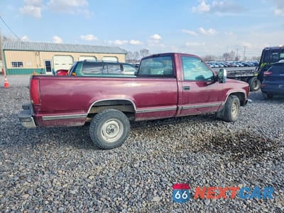 Trzecie zdjęcie samochodu z tyłu: 1995 GMC SIERRA C1500 VIN:1GTEC14H4SZ527069 - miniatura