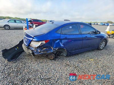 Trzecie zdjęcie samochodu z tyłu: 2015 HYUNDAI ACCENT VIN:KMHCT4AE5FU861175 - miniatura