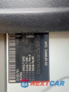 Zdjęcie 10 z 10 samochodu: 2013 MERCEDES-BENZ SPRINTER 2500 VIN:WD3PE7CC9D5739255 - miniatura