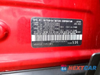 Zdjęcie 13 z 13 samochodu: 2023 MITSUBISHI ECLIPSE CROSS LE VIN:JA4ATVAA2PZ003613 - miniatura