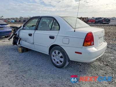 Drugie zdjęcie samochodu z przodu: 2005 HYUNDAI ACCENT GLS VIN:KMHCG45C55U594308 - miniatura