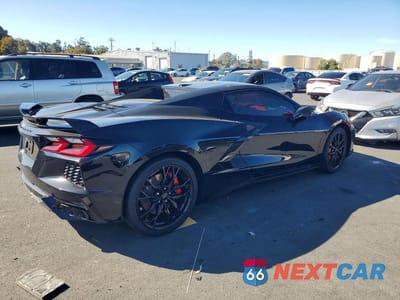 Trzecie zdjęcie samochodu z tyłu: 2024 CHEVROLET CORVETTE STINGRAY 3LT VIN:1G1YC3D43R5117637 - miniatura