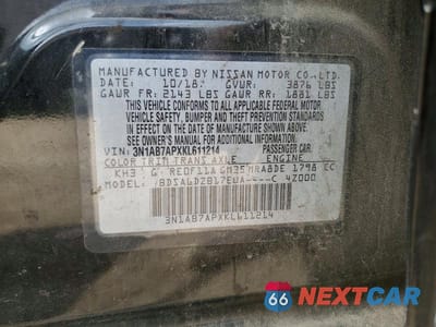 Zdjęcie 12 z 12 samochodu: 2019 NISSAN SENTRA SV VIN:3N1AB7APXKL611214 - miniatura