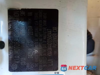 Zdjęcie 12 z 12 samochodu: 2013 KIA OPTIMA HYBRID LX VIN:KNAGM4AD1D5041447 - miniatura