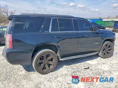 Trzecie zdjęcie samochodu z tyłu: 2018 GMC YUKON SLE VIN:1GKS2AKC1JR339125 - miniatura