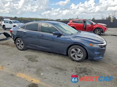 Czwarte zdjęcie samochodu z boku: 2020 HONDA INSIGHT EX VIN:19XZE4F53LE011654 - miniatura