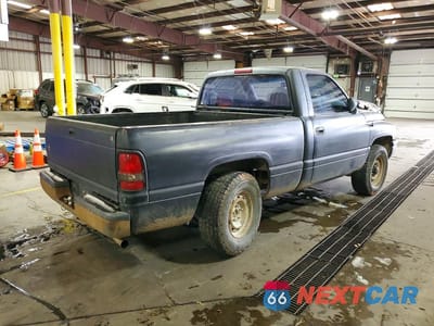 Trzecie zdjęcie samochodu z tyłu: 1996 DODGE RAM 1500 VIN:1B7HC16X4TS664167 - miniatura