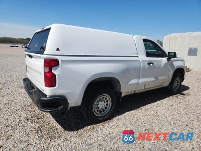 Trzecie zdjęcie samochodu z tyłu: 2023 CHEVROLET SILVERADO C1500 VIN:3GCNAAEK9PG354379 - miniatura