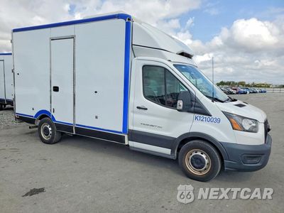 Czwarte zdjęcie samochodu z boku: 2020 FORD TRANSIT DELIVERY TRUCK VIN:1FDBW5Z87LKB80322 - miniatura