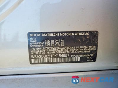 Zdjęcie 12 z 12 samochodu: 2014 BMW 328 D VIN:WBA3D3C51EK154557 - miniatura