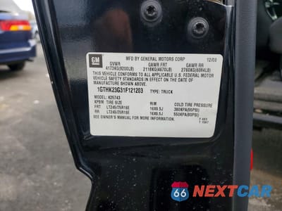 Zdjęcie 12 z 12 samochodu: 2001 GMC SIERRA K2500 HEAVY DUTY VIN:1GTHK23G31F121203 - miniatura