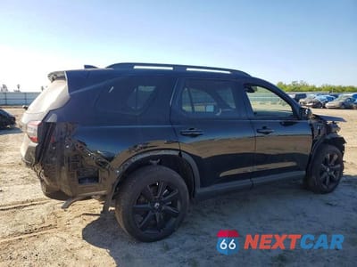 Trzecie zdjęcie samochodu z tyłu: 2025 HONDA PILOT BLACK VIN:5FNYG1H99SB068700 - miniatura