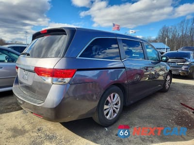 Trzecie zdjęcie samochodu z tyłu: 2014 HONDA ODYSSEY EX VIN:5FNRL5H46EB075684 - miniatura