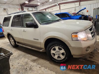 Czwarte zdjęcie samochodu z boku: 2008 FORD EXPEDITION EDDIE BAUER VIN:1FMFU18508LA14409 - miniatura