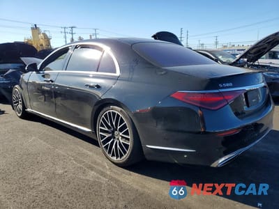 Drugie zdjęcie samochodu z przodu: 2022 MERCEDES-BENZ S 580 4MATIC VIN:W1K6G7GB2NA085632 - miniatura