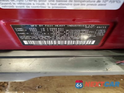 Zdjęcie 13 z 14 samochodu: 2012 SUBARU OUTBACK 2.5I VIN:4S4BRBAC6C3208921 - miniatura