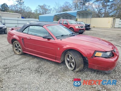 Czwarte zdjęcie samochodu z boku: 2003 FORD MUSTANG VIN:1FAFP44493F430904 - miniatura
