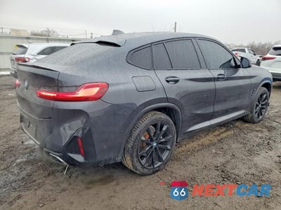 Trzecie zdjęcie samochodu z tyłu: 2022 BMW X4 XDRIVE30I VIN:5UX33DT05N9J91407 - miniatura