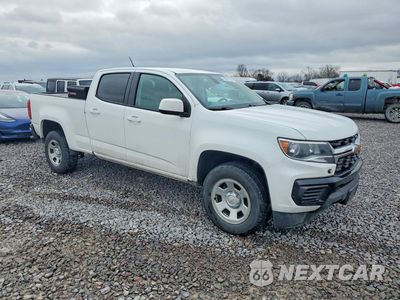 Czwarte zdjęcie samochodu z boku: 2021 CHEVROLET COLORADO VIN:1GCGTBEN6M1152726 - miniatura