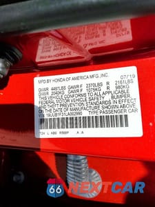 Zdjęcie 12 z 12 samochodu: 2020 ACURA TLX VIN:19UUB1F31LA002990 - miniatura