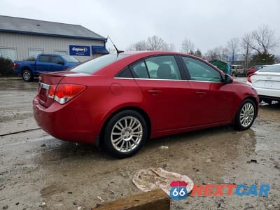Trzecie zdjęcie samochodu z tyłu: 2012 CHEVROLET CRUZE ECO VIN:1G1PJ5SC3C7397546 - miniatura