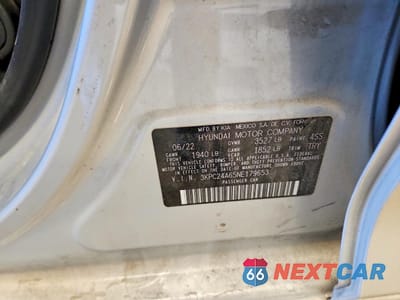 Zdjęcie 12 z 12 samochodu: 2022 HYUNDAI ACCENT SE VIN:3KPC24A65NE179653 - miniatura