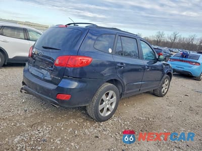 Trzecie zdjęcie samochodu z tyłu: 2007 HYUNDAI SANTA FE SE VIN:5NMSH13E47H119307 - miniatura