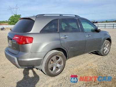 Trzecie zdjęcie samochodu z tyłu: 2007 ACURA MDX SPORT VIN:2HNYD28527H550321 - miniatura
