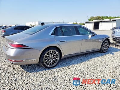 Trzecie zdjęcie samochodu z tyłu: 2025 GENESIS G90 3.5T E-SUPERCHARGER VIN:KMTFC4SD5SU051452 - miniatura