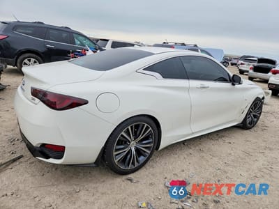 Trzecie zdjęcie samochodu z tyłu: 2018 INFINITI Q60 3.0T LUXE VIN:JN1EV7EL7JM391258 - miniatura