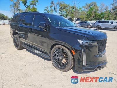 Czwarte zdjęcie samochodu z boku: 2021 CADILLAC ESCALADE SPORT PLATINUM VIN:1GYS4GKL6MR433914 - miniatura