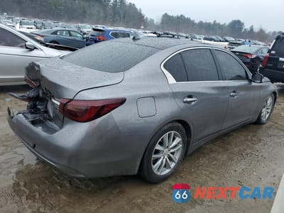 Trzecie zdjęcie samochodu z tyłu: 2018 INFINITI Q50 3.0T LUXE VIN:JN1EV7AR3JM445777 - miniatura