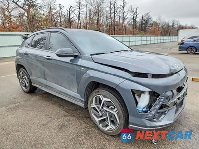 Czwarte zdjęcie samochodu z boku: 2024 HYUNDAI KONA N LINE VIN:KM8HACA38RU169419 - miniatura