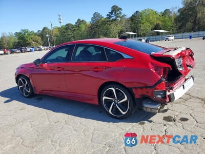 Drugie zdjęcie samochodu z przodu: 2021 HONDA ACCORD SPORT VIN:1HGCV1F39MA101416 - miniatura