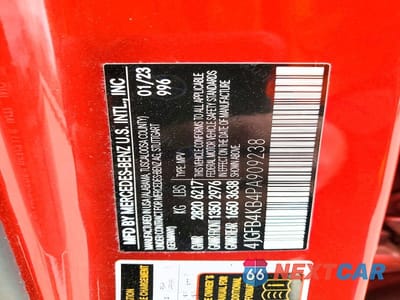 Zdjęcie 13 z 13 samochodu: 2023 MERCEDES-BENZ GLE 350 4MATIC VIN:4JGFB4KB4PA909238 - miniatura