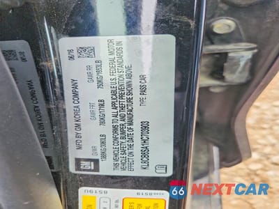 Zdjęcie 12 z 12 samochodu: 2017 CHEVROLET SPARK LS VIN:KL8CB6SA1HC703903 - miniatura