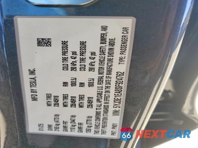 Zdjęcie 12 z 12 samochodu: 2025 TESLA MODEL 3 VIN:5YJ3E1EA8SF924762 - miniatura