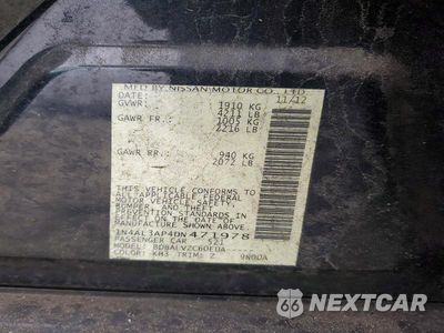 Zdjęcie 23 z 24 samochodu: 2013 NISSAN ALTIMA 2.5 VIN:1N4AL3AP4DN471978 - miniatura