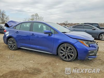Czwarte zdjęcie samochodu z boku: 2021 TOYOTA COROLLA SE VIN:5YFP4MCE2MP087848 - miniatura