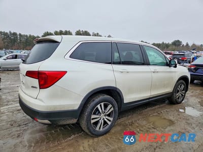 Trzecie zdjęcie samochodu z tyłu: 2018 HONDA PILOT EX VIN:5FNYF6H33JB032477 - miniatura
