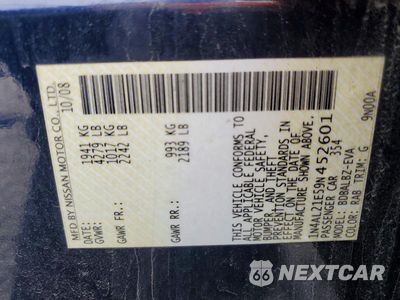 Zdjęcie 12 z 12 samochodu: 2009 NISSAN ALTIMA 2.5 VIN:1N4AL21E59N452601 - miniatura