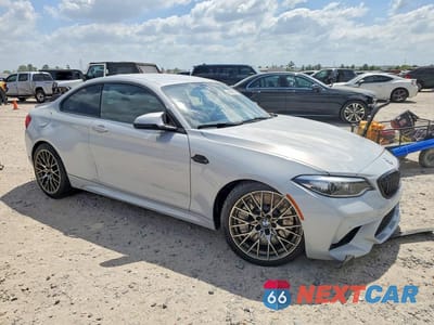 Czwarte zdjęcie samochodu z boku: 2019 BMW M2 COMPETITION VIN:WBS2U7C59KVB09331 - miniatura