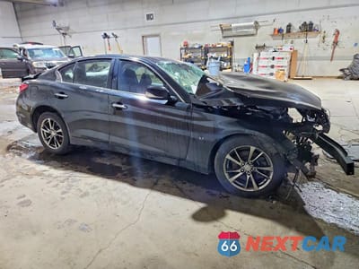 Czwarte zdjęcie samochodu z boku: 2015 INFINITI Q50 BASE VIN:JN1BV7AR3FM420520 - miniatura