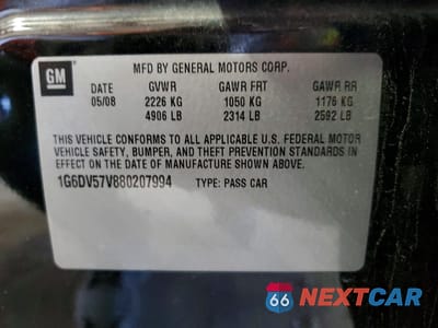 Zdjęcie 12 z 12 samochodu: 2008 CADILLAC CTS HI FEATURE V6 VIN:1G6DV57V880207994 - miniatura